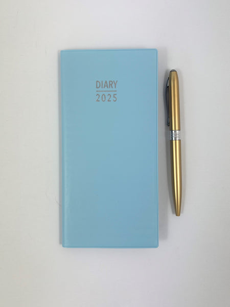 2025 Softcover Pocket Diary - Week to View - Pale Blue