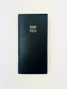 2026 Pocket Diary - Week to View - Black