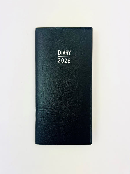 2026 Pocket Diary - Week to View - Black