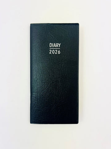 2026 Pocket Diary - Week to View - Black