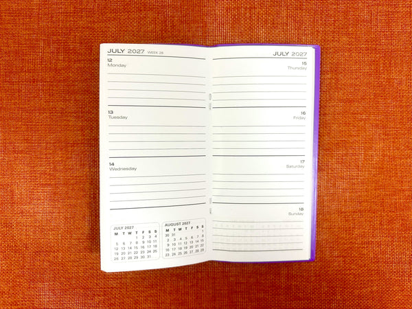 2027 Pocket Diary - Violet