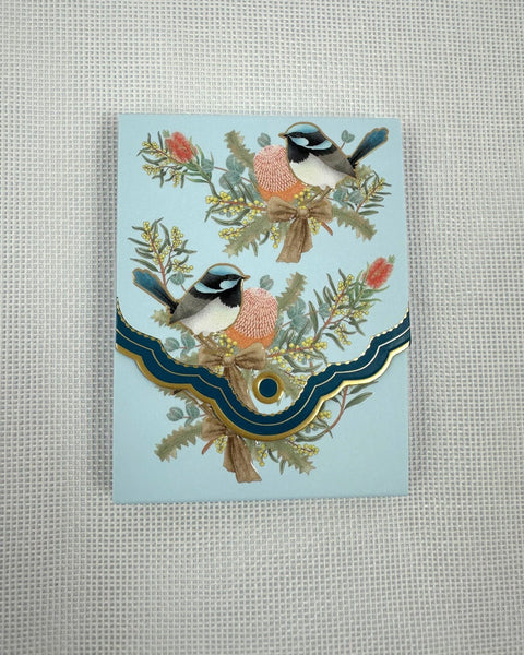 Purse Notepad - Blue Wren