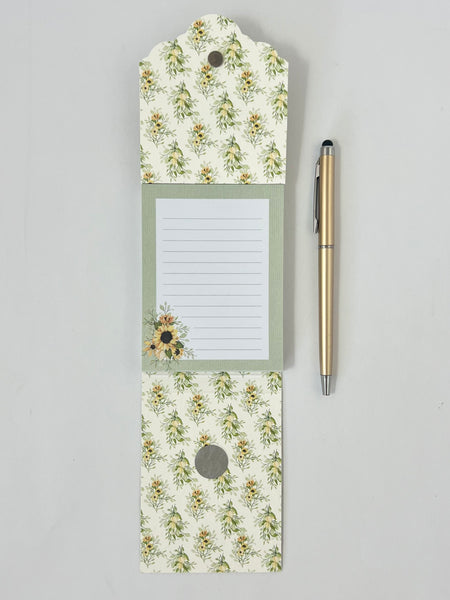 Purse Notepad - Sunflowers