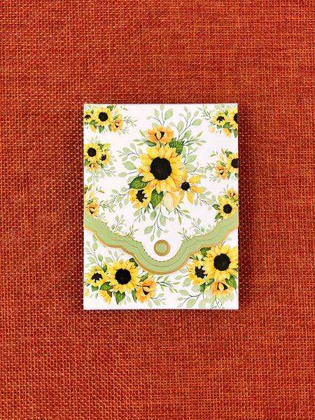 Purse Notepad - Sunflowers