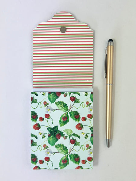 Purse Notepad - Strawberries