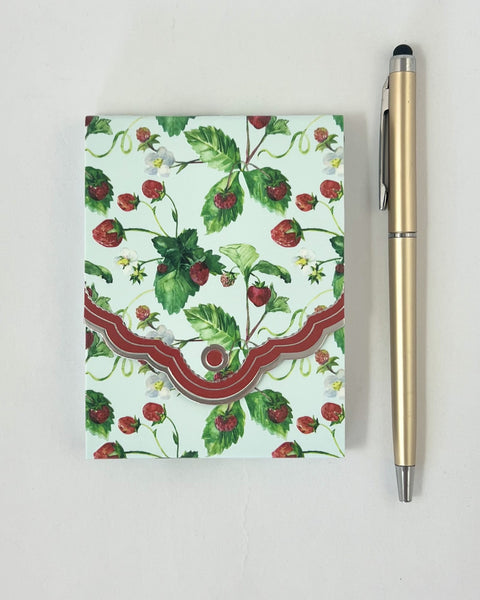 Purse Notepad - Strawberries