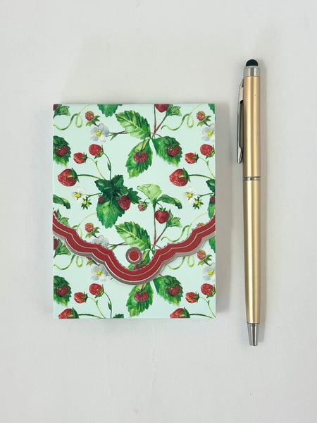 Purse Notepad - Strawberries