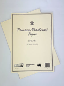 Loose Parchment Paper A4 - Cream