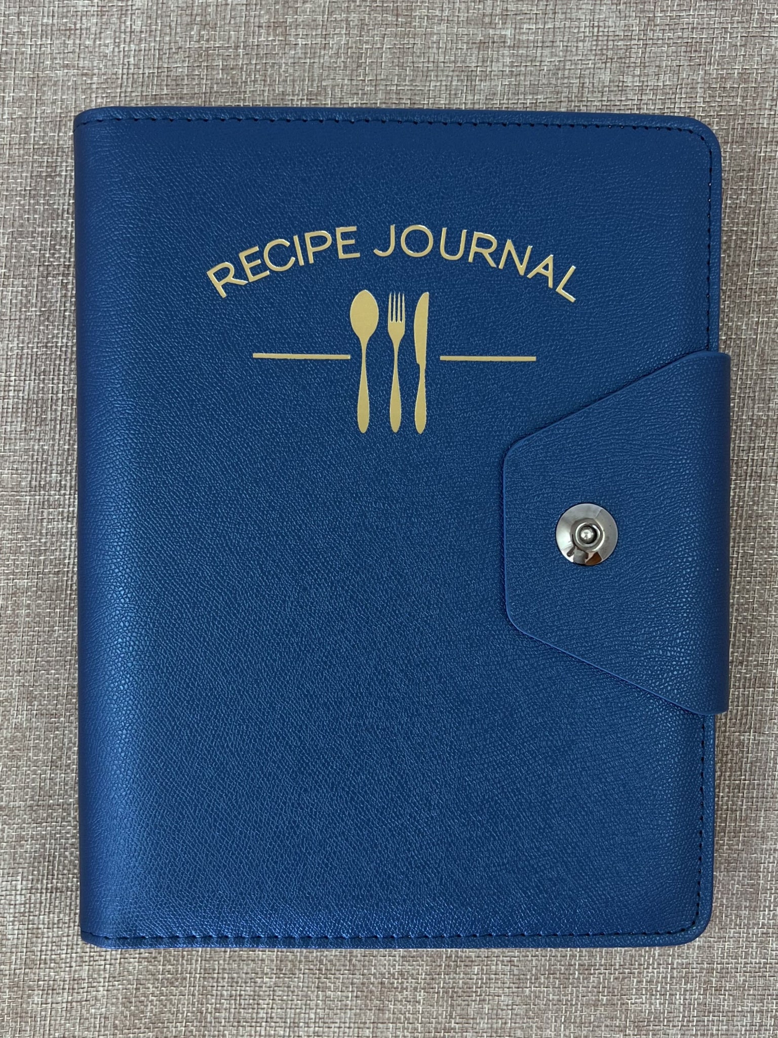 Luxury Recipe Journal Binder - Midnight