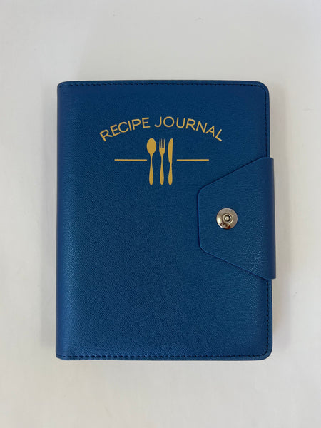 Luxury Recipe Journal Binder - Midnight