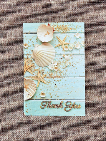 Thank You Card Set - Shells