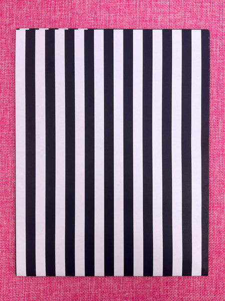 Gift Wrap - Navy Stripe