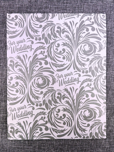 Gift Wrap - Wedding