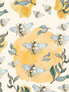 Gift Wrap - French Bees