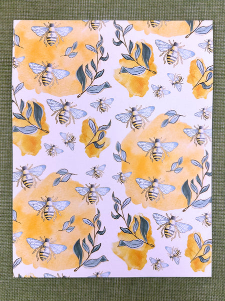 Gift Wrap - French Bees