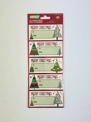 Christmas Label - Forest