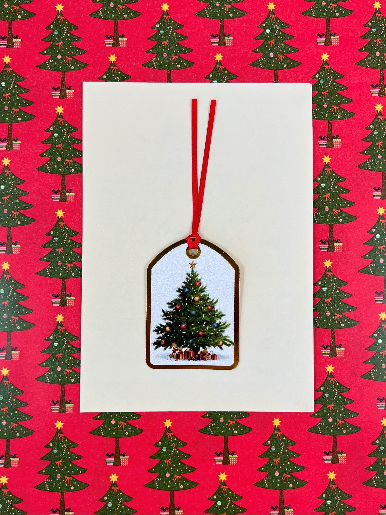 Christmas Gift Tag - Traditional Tree