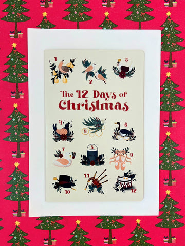 Christmas Card Pack - 12 Days of Xmas