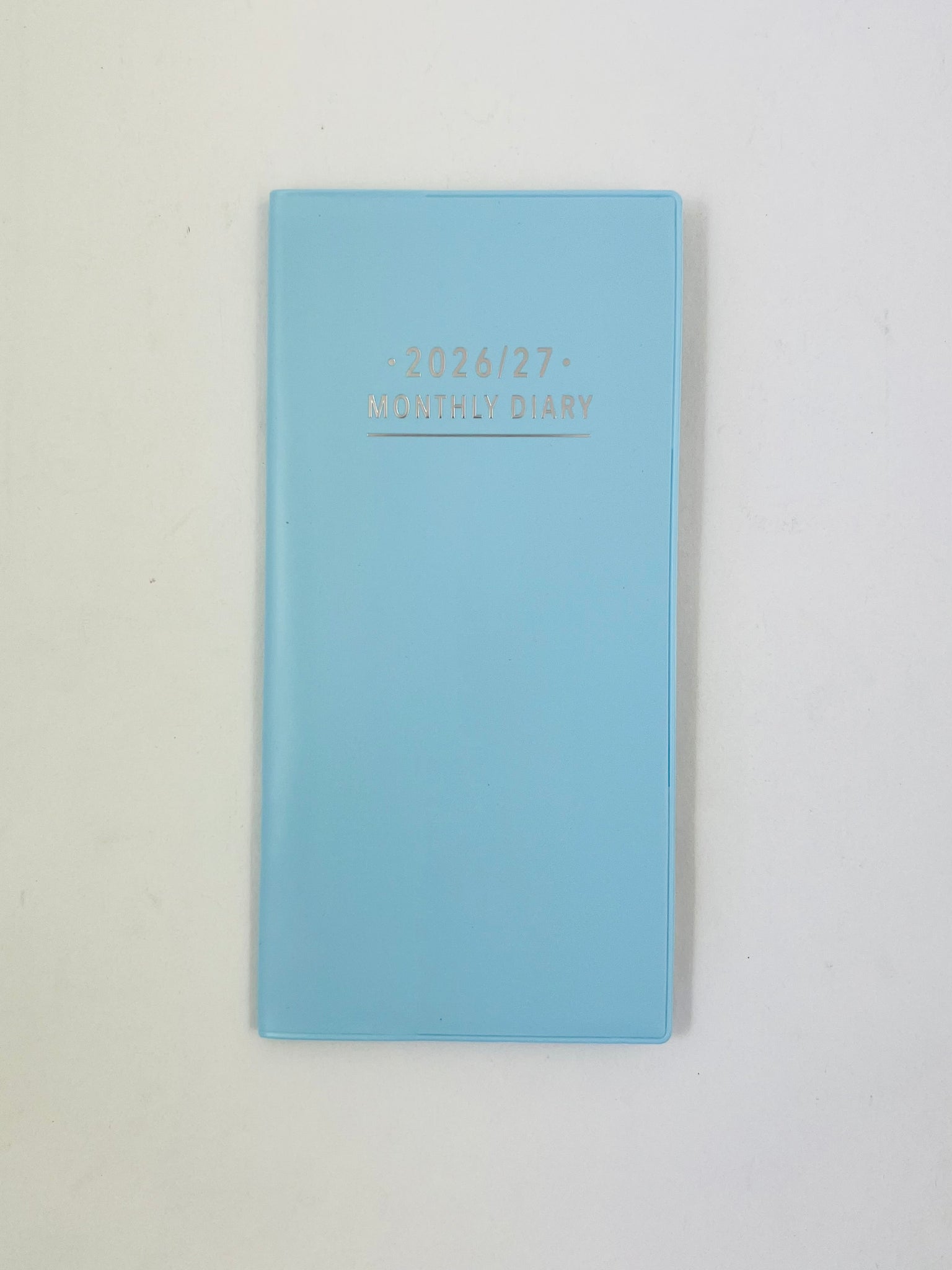 2026/27 Monthly Softcover Purse Diary -  Pale Blue