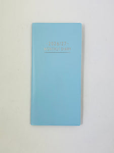 2026/27 Monthly Softcover Purse Diary -  Pale Blue