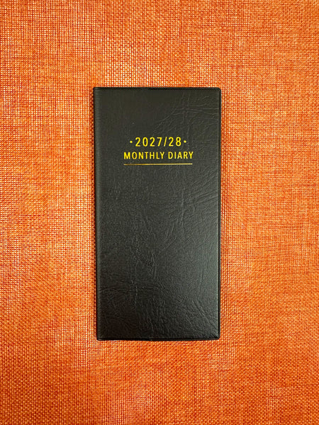 2027/28 Monthly Diary - Black
