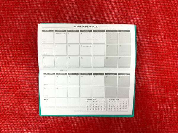 2027/28 Monthly Diary - Aqua