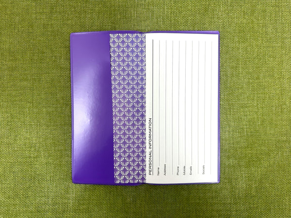 2027/28 Monthly Diary - Purple