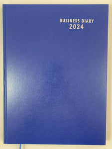 2024 'Business Basics' Diary A4 Week to View - Royal Blue
