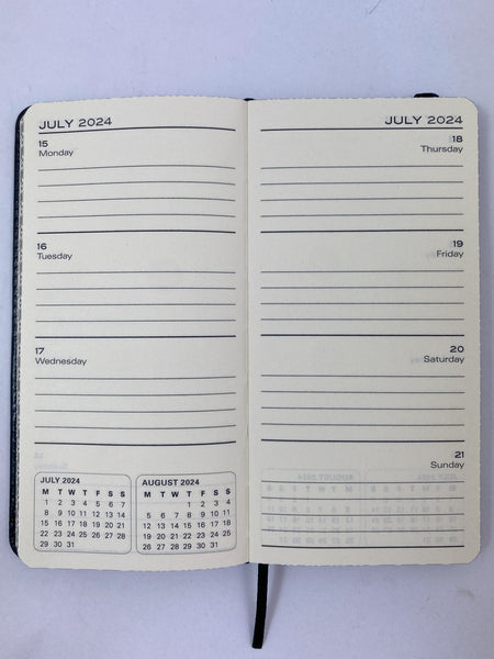 2024 Purse Diary with Pen - Black