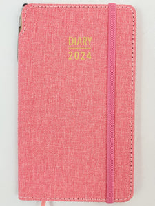 2024 Purse Diary with Pen - Rose