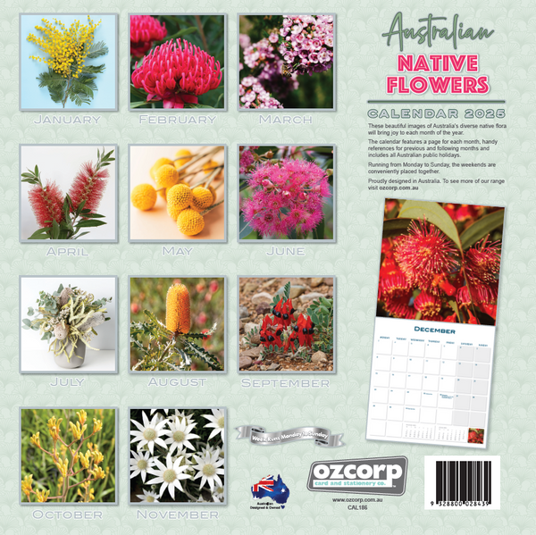 2025 MINI Calendar - Aus Native Flowers