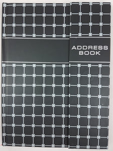 A5 Address Book Flip Cover - Argyle
