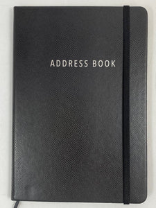 A5 Address Book - Black