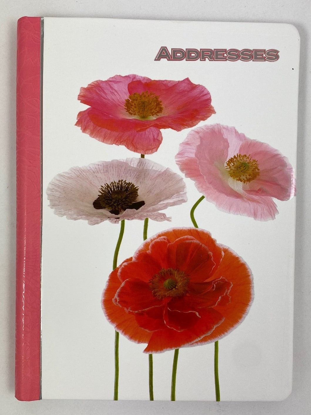 A5 Address Book Spiral Bound - Poppies