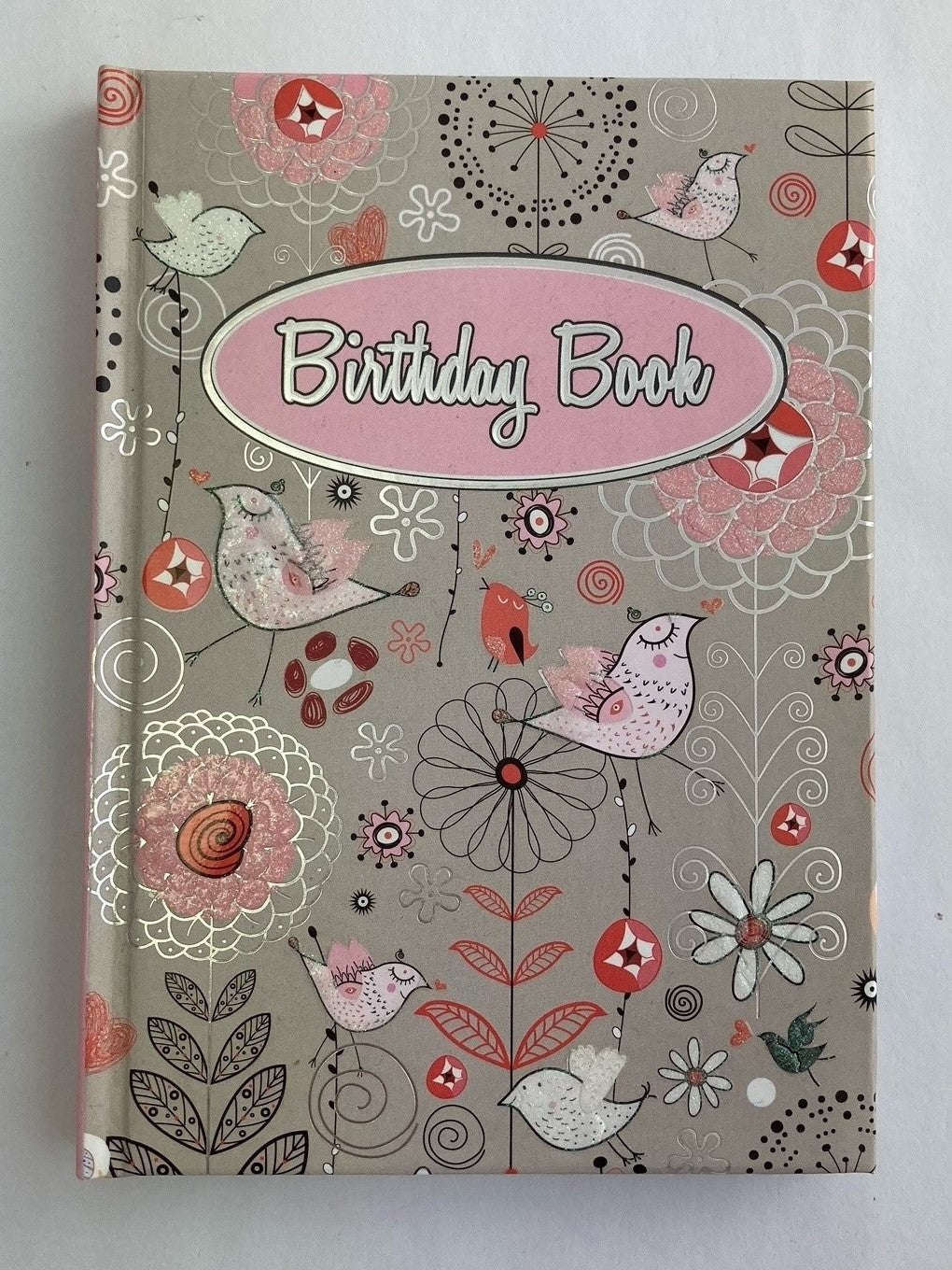 Birthday Book - Pink Birds