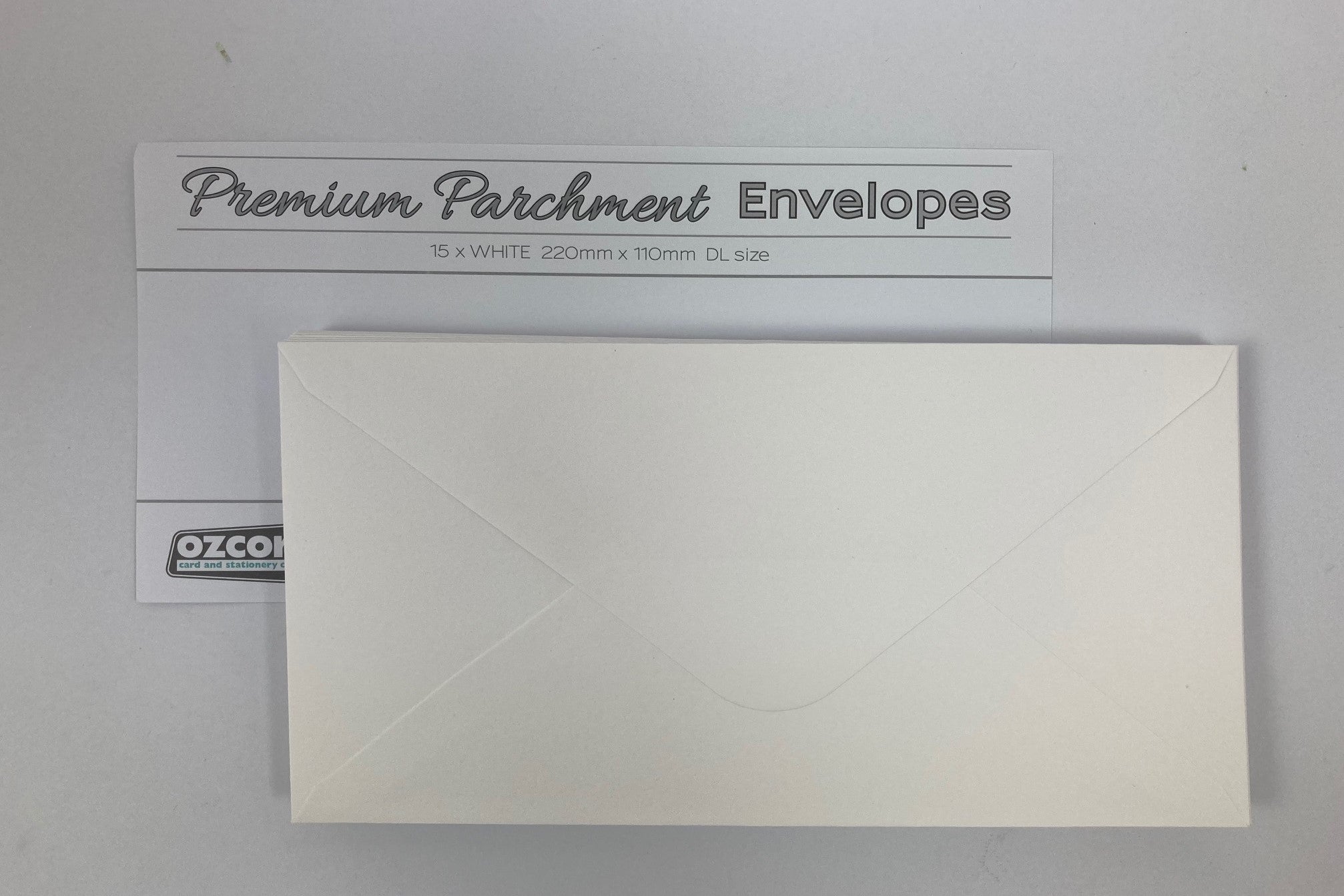 Envelope Set Parchment DL - Ivory