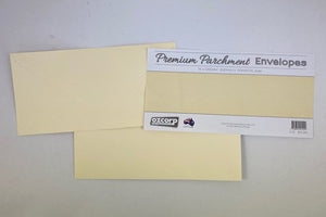 Envelope Set Parchment DL - Cream