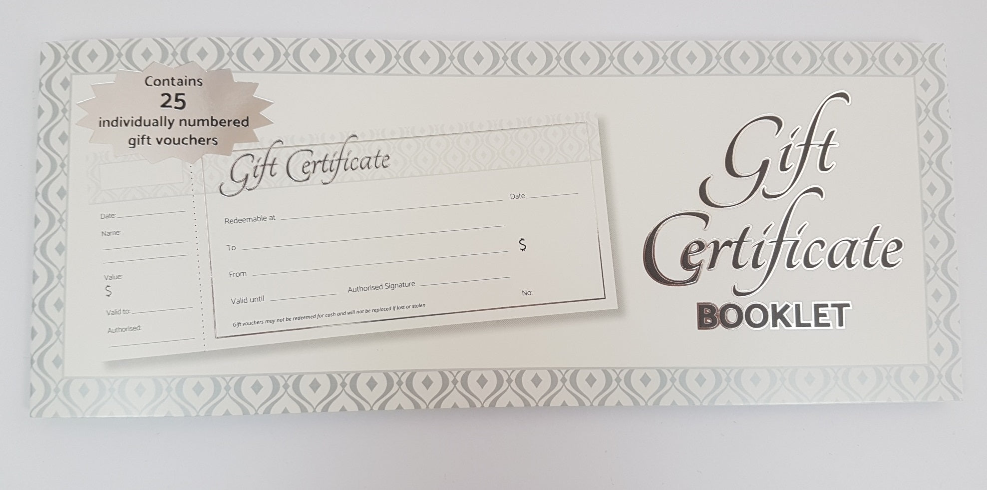 Custom Gift Certificate Books  Stub Carbon Copy Snap set  DesignsnPrint