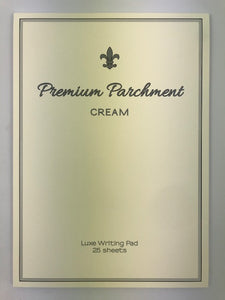 A4 Parchment Writing Pad - Cream
