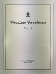 A4 Parchment Writing Pad - Ivory
