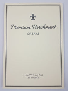 A5 Parchment Writing Pad - Cream
