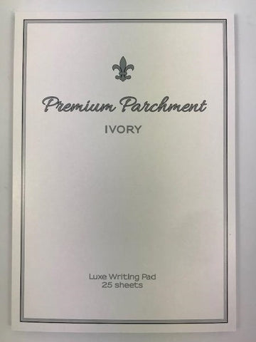 A5 Parchment Writing Pad - Ivory