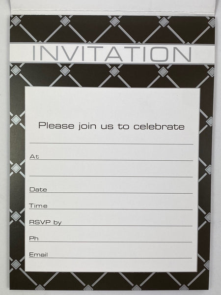 Invitation Pad - Argyle