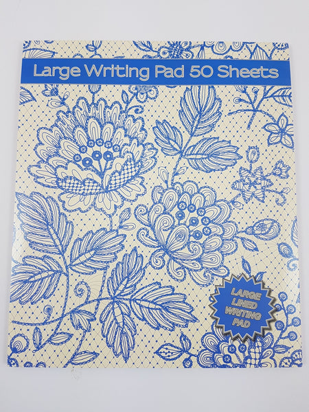 Large Writing Pad - Blue Lace