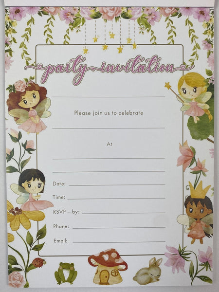 Invitation Pad - Fairy Garden