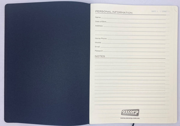 A4 Journal Black