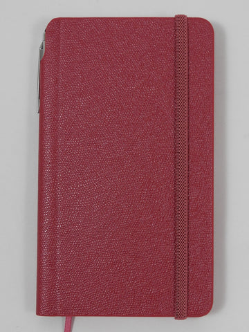 Slim Journal (with pen included in the spine) - Cherry