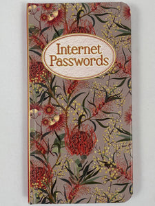 Password Book - Slim Australian Floral