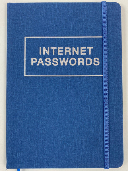 Password Book - A5 French Blue