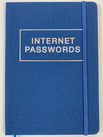 Password Book - A5 French Blue